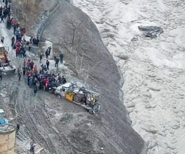 uttarakhand chamoli joshimath glacier burst and flood photos