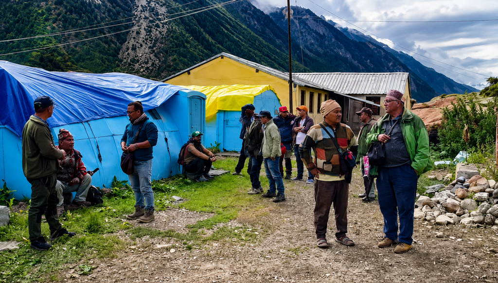 Taklakot market in Tibet under Chinese control