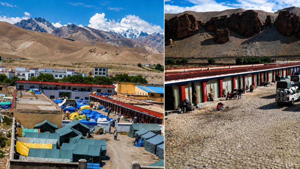 Taklakot market in Tibet under Chinese control